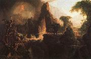 Thomas Cole Expulsion From the Garden of Eden oil